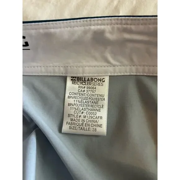 NWT BILLABONG Men's SLICE A FRAME X Board Shorts - Petrol - Size 38